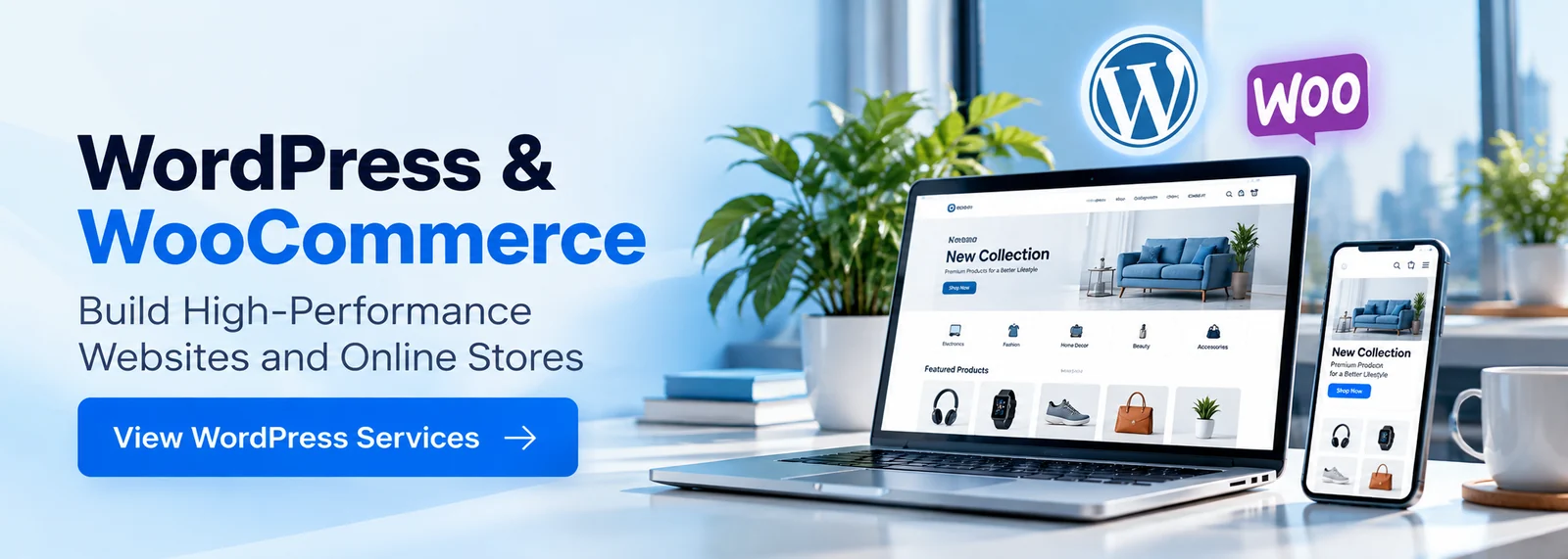 WordPress & WooCommerce — Build High-Performance Websites and Online Stores